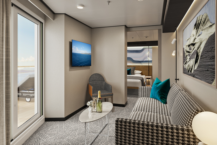 Norwegian Cruise Line, Norwegian Aqua Suite Bedroom 3 SK.jpg